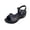 Black, variant on DeHolifer Wedge Sandals For Women Comfortable Wedge Sandals Dressy Summer Low Wedges Womens Sandal Heels Dress Open Toe Ankle Strap Shoes