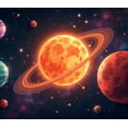 thumbnail image 3 of LUUFILx Outer Space Backdrop Banner Galaxy Background for Party Decorations Photography Props Science Events Planets and Stars Celestial Theme Decor, 3 of 7