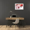 thumbnail image 3 of Jenny Rainbow Fine Art 14x11 White Modern Wood Framed Museum Art Print Titled - Fluid Acrylic Coral Reefs, 3 of 4