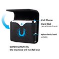 thumbnail image 2 of TECH CIRCLE Phone Holster for Samsung Galaxy Z Flip/Z Flip 5G/Z Flip 3 5G/Z Flip4,Motorola Moto Razr 2019/Razr 5G Nylon Card Slot Phone Pouch Belt Holder Carrying Case with Belt Clip Loop,Black, 2 of 10