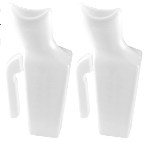 Carex Female Urinal (Pack of 2), Designed to help prevent spills By Brand Carex Health Brands