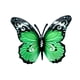 thumbnail image 2 of 2 paquetes de escultura de mariposa de estilo europeo, adorno decorativo vívido, arte de arte, decoración de pared de metal para jardín, cafetería, sa perfecl Arte de pared colgante, 2 of 8
