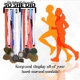 thumbnail image 4 of jesticaly Display Hanger Rack Frame Medal Holder Sturdy Solution For Athletes To Show Off Award Winning Medals Medal Hanger Soccer So She Did, 4 of 6
