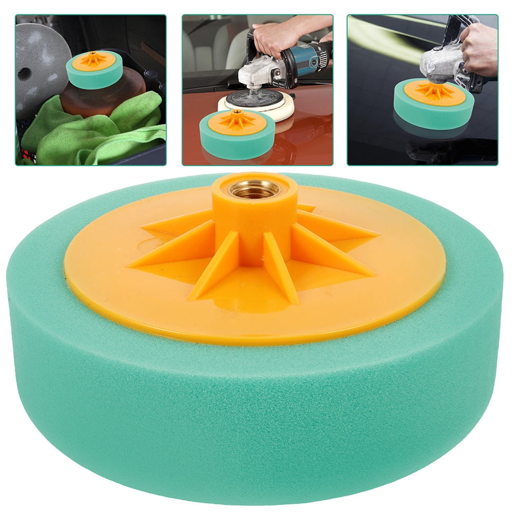 FRCOLOR 4pcs Polyester Honeycomb Car Polishing Sponge Drill Brush Attachment For Car Detailing Featuring Polisher Pads Compatible With Drill Buffer Polisher Attachment