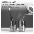 thumbnail image 5 of Porta Cepillos De Pared Organizador Con Dispensador De Pasta negro lineas doradas, 5 of 5