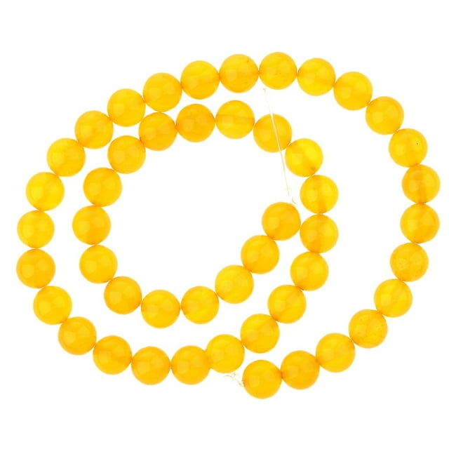 4mm-10mm Suave Amarillo Natural Forma forma forma forma DIY Piedras Sueltas Strand 8mm