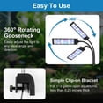 thumbnail image 7 of DAYBETTER 11" Length Clip On Aquarium LED Light, 24/7 Mode Full Spectrum Fish Tank Light with Timer, Adjustable 10 Brightness for Fish Tank, 7 of 7