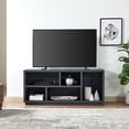 thumbnail image 4 of Evelyn&Zoe Winwood Rectangular TV Stand for TV's up to 65", Charcoal Gray, 4 of 8