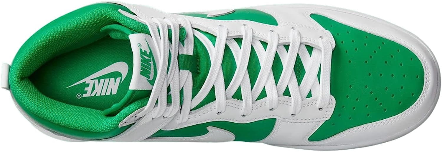 Nike Dunk High DV0829-300 Men's Stadium Green White Leather Sneaker Shoes FL2097 (11)