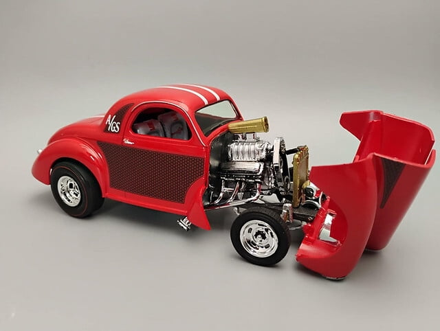 1940 Willys Coupe (Coke Race Team) AMT Model Kit