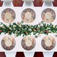 thumbnail image 7 of Ryvnso Birds on Tree Branch Round Plate Mats Dining Table Placemat Set of 4 for Holiday Decoration, 7 of 7