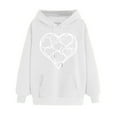 thumbnail image 2 of Lenago Fall Sweatshirts for Women Plus Size Print Winter Hoodie Pullover Tops Long Sleeved Comfortable Sweatshirt Fashion Outfits 2023, 2 of 5