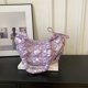 thumbnail image 1 of Bolsas cruzados para mujer, Bolsa plisado de PU de Color brillante, Bolsa de viaje para acampar, monedero femenino Likrtyny Para Estrenar, 1 of 3