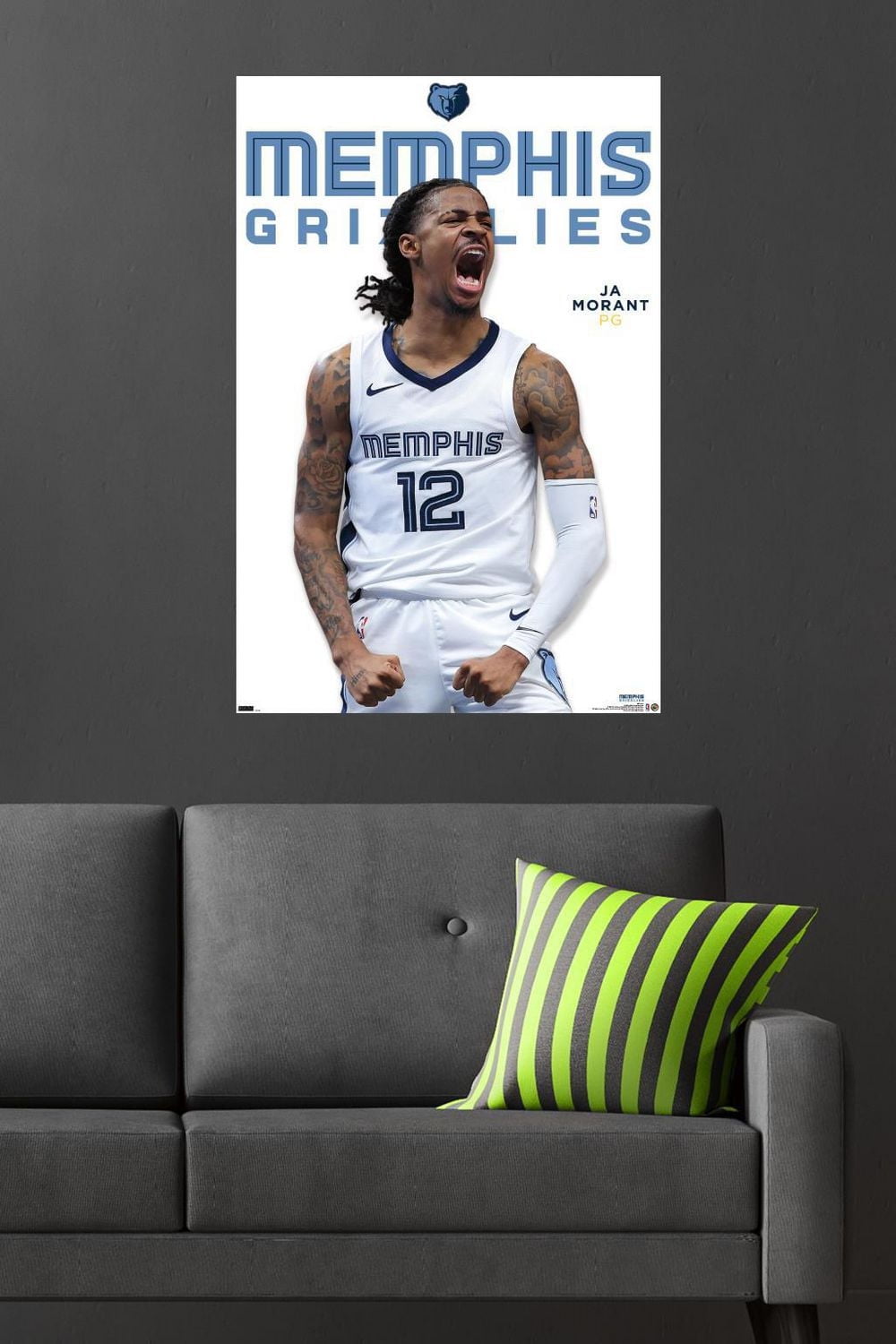 NBA Memphis Grizzlies - Ja Morant Feature Series 24 Wall Poster, 22.375" x 34"