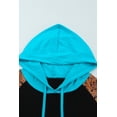 thumbnail image 3 of POGLIP Women's Black Western Print Color Block Plus Size Hoodie, 3 of 6