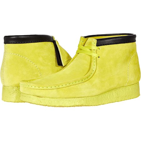 Clarks Mens Wallabee Boot Chukka Lime Hairy Suede 10