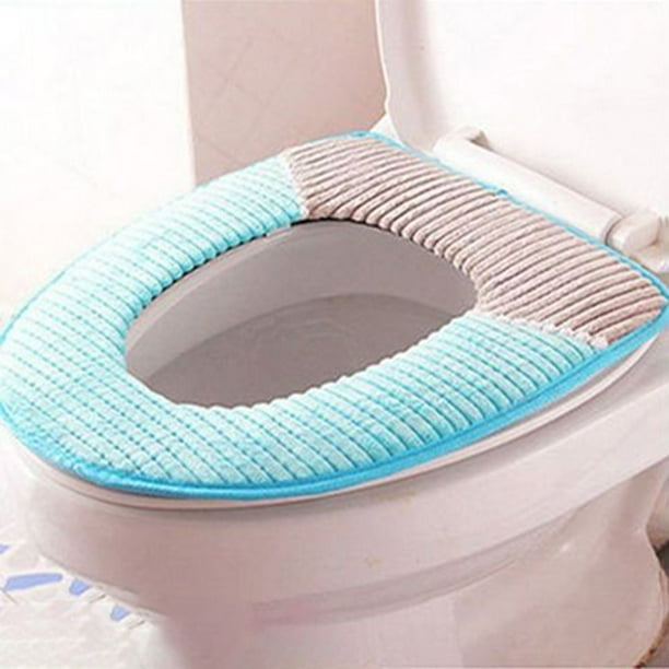 Leuchten Toilet Seat Cover Soft Washable Thicker Warm Pads Bathroom Stretchable Closestool Com Leuchten Toilet Seat Cover Soft, Warm Toilet Seat Covers