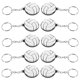 thumbnail image 4 of KAKOWELY 10 llaveros con forma de pelota deportiva, decoración para bolsas, adornos colgantes., 4 of 5