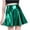 Green, variant on IROINNID Short Empire Waist Skirt For Women Ladies Stage Performance Pleated Skirt Solid Color Skirt