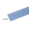 thumbnail image 2 of Regla Recta 15cm Métrica Aluminio Aleación Onda Borde Azul-Gris, 2 of 5