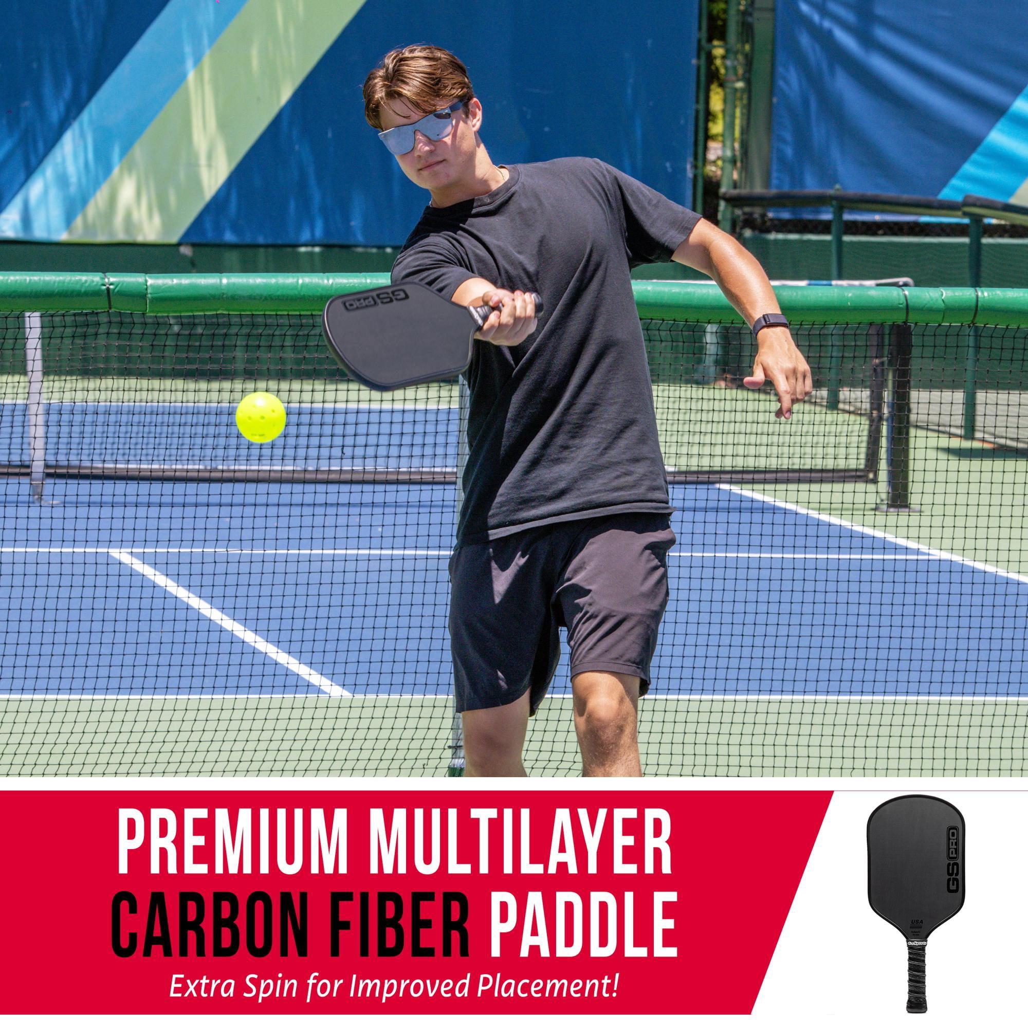 GoSports GS PRO USAPA Approved Carbon Fiber Pickleball Paddle