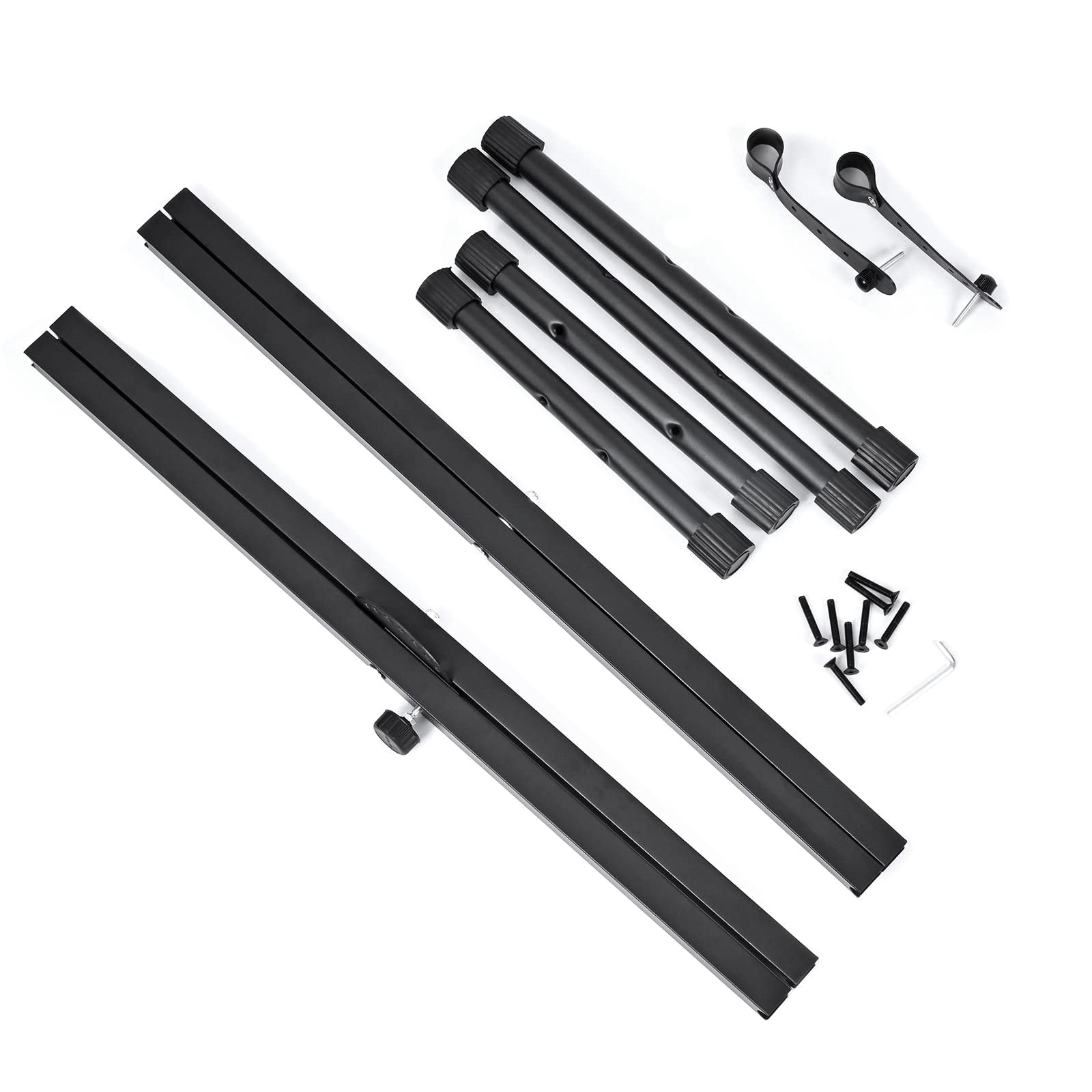 Keyboard Stand & Bench Set  Upgrade Heavy Duty Double-x Adjustable Portable Digital Piano With Locking Straps