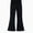 Black, variant on Teylalorva Girl's Leggings High Waist Flared Shark Style Pants Stretchy Comfy Breathable Autumn Long Trousers(Girls) Black Size 3T