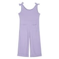 thumbnail image 5 of Gubotare Girl Romper Toddler Girl Clothes Baby Summer Sleeveless Clothing Cute Romper One-piece Jumpsuit Summer Size 11-12T (Purple,11-12 Years), 5 of 5