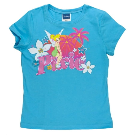 Tinker Bell Tinkerbell Pixie Girl S T Shirt Large Walmart Com Walmart Com