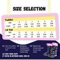 thumbnail image 7 of HSYAAMOO Toddler Rain Boots – Navy Rainbow Waterproof Kids Rain Boots for Girls, Lightweight Non-Slip PVC Rain Shoes with Easy-On Drawstring Cuff, 7 of 7