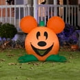 thumbnail image 2 of Gemmy  Airblown Cutie Mickey Mouse Disney , 3 ft Tall, orange, 2 of 2