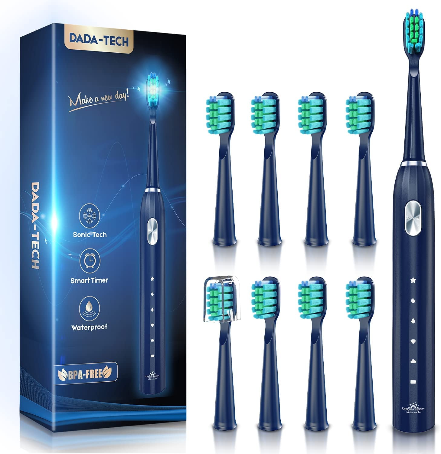 Electric Toothbrush Adults and Kids, Sonic Electronic Power ...