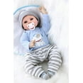 thumbnail image 2 of Reborn Baby Doll Clothes for 17-22 Inch Newborn Baby Dolls Clothing Boy Outfit Accessories【Puppy Pattern 4pcs Set 】, 2 of 7