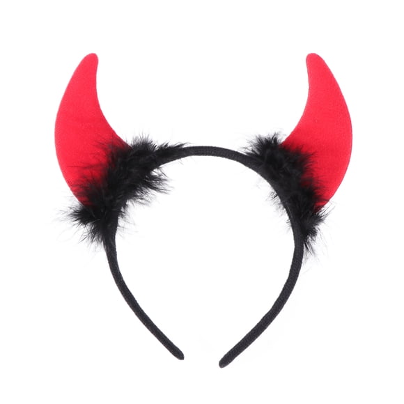 EeaseMX Diadema con orejas de animales para niños, para fiesta, cosplay, disfraz, tocado (diablo)