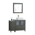 thumbnail image 5 of Vanity Art 42" Single Sink Freestanding Bathroom Vanity Set with Engineered Marble Top and Mirror, 5 of 14