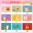 thumbnail image 3 of Cartes de la Saint-Valentin WENHUI 36 Pack Enfants École 4.7x3.2in, 3 of 7