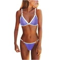 thumbnail image 1 of Conjunto de traje de baño de estilo caliente para mujer, traje de baño Sexy de Color puro a la moda Fridja  nalpqowj21815, 1 of 7