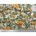 thumbnail image 3 of Soimoi Velvet Fabric Cartoon & Camouflage Decor Fabric Printed Yard 58 Inch Wide, 3 of 3