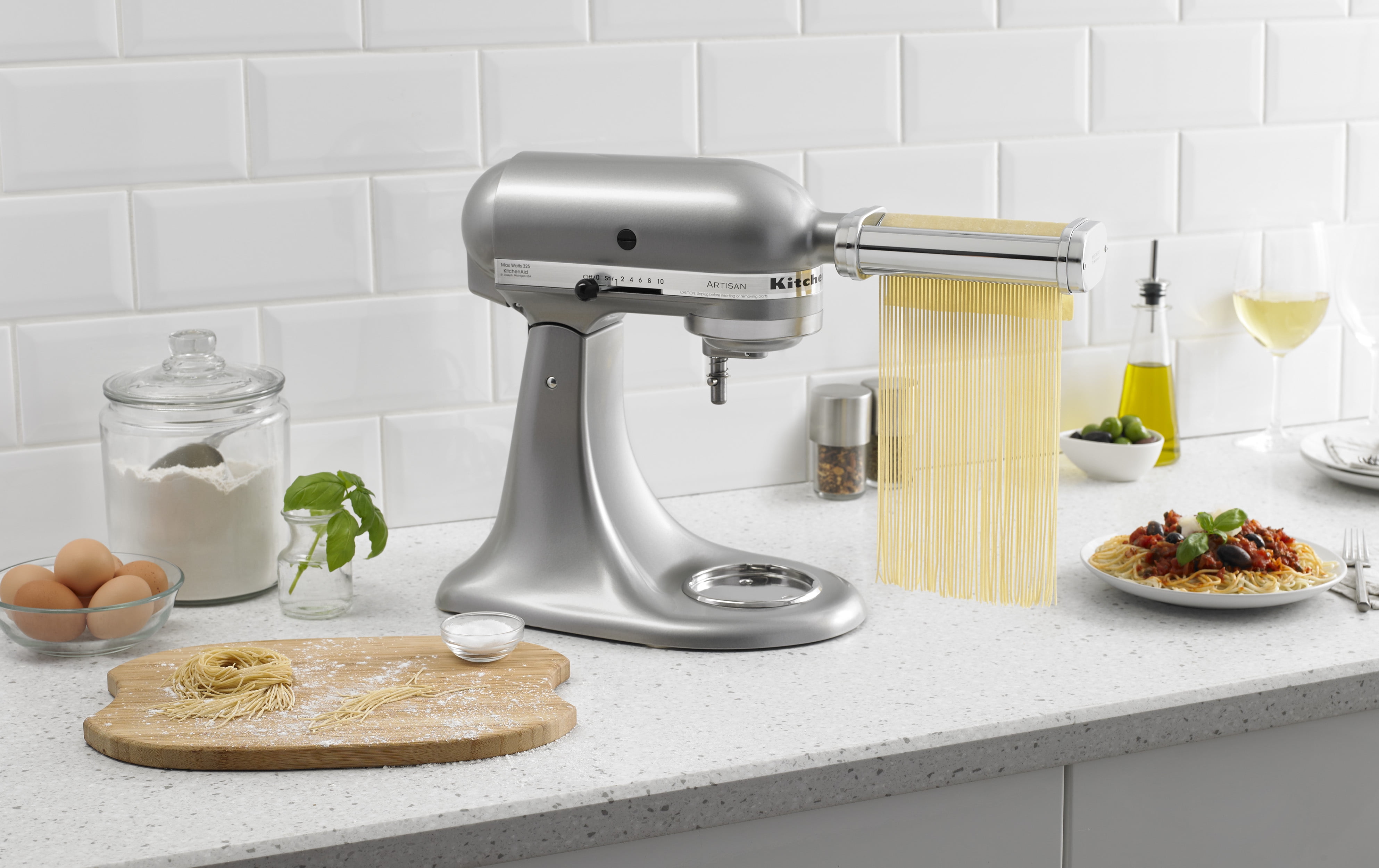 KitchenAid KSMPRA 3-Piece Pasta Roller & Cutter Attachment Set