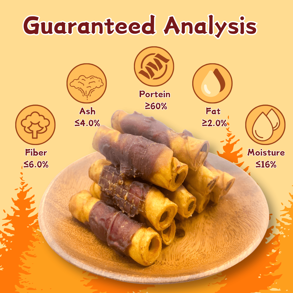 Tender Touch Beef-Filled Duck Rawhide Sticks, Dental Dog Treats, 15.87 oz