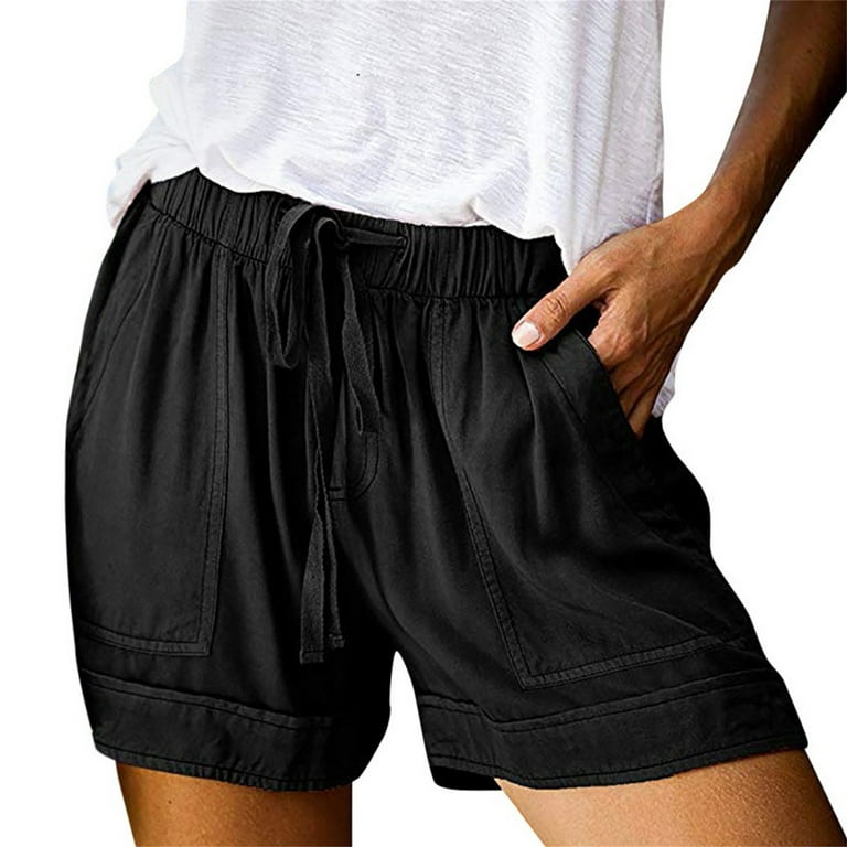 8ヤーズ♪ Pleated Shorts [Women’s] ブラック M Pleated shorts with adjustable waist - Women | MANGO OUTLET USA