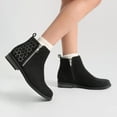 thumbnail image 6 of DREAM PAIRS Girls Ankle Boots with Side Zipper Low Heels Toddler/Little Kid/Big Kid, 6 of 6