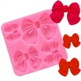 thumbnail image 5 of Bow Sunflower Silicone Fondant Mold, Food Grade Non-Stick Baking Mold, Reusable DIY Mold for Chocolate Cake Decor Resin Craft Home Kitchen Baking, 5 of 8