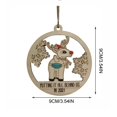 thumbnail image 4 of Adorno de Navidad de madera Corte digital Adorno de árbol de Navidad Regalo de Navidad Decoración del hogar Wmkox8yii gf6205, 4 of 4