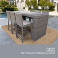 thumbnail image 1 of Monterey Bar Ensemble de Table Tabourets 7 Pièces Mobilier de Patio Extérieur, 1 of 3
