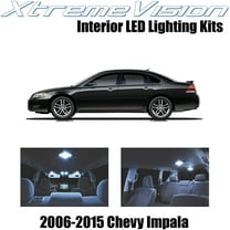 XtremeVision Interior LED for Chevy Impala 2006-2015 16 pcs Cool White Interior LED Kit Installation Tool Tool