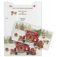 thumbnail image 4 of Red Truck Puppy Money Christmas Card Holders by Susan Winget, Set of 6 Holiday Money Cards (3 Designs), 3 5/8" x 7" Folded, Envelopes included, 4 of 5