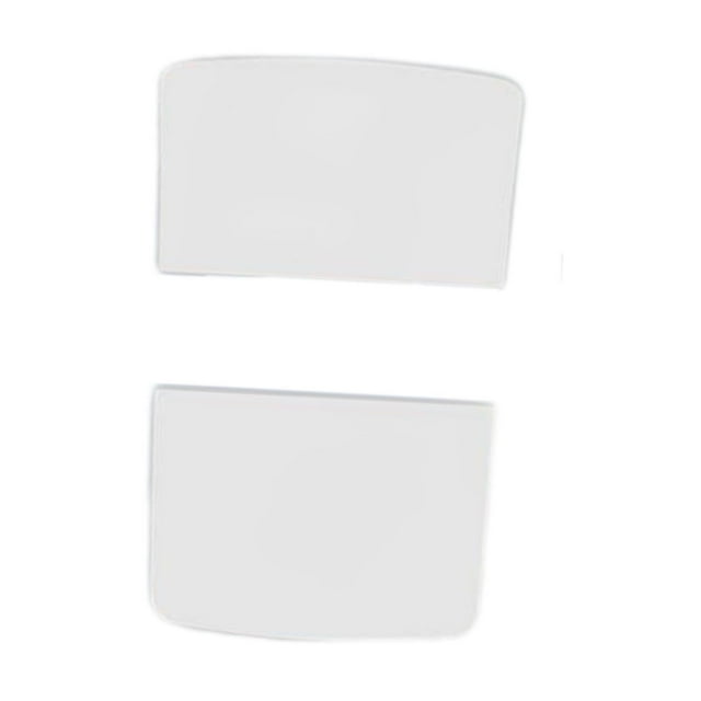 2x parasol para techo solar, cubiertas para techo corredizo de coche, protección solar de Metal con memoria, cubierta para techo solar, mantiene Plata