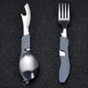 thumbnail image 5 of Juego de cubiertos para utensilios de camping (tenedor/cuchara/cuchillo), 1 paquete, azul, 11 Feliz Sencillez, 5 of 5
