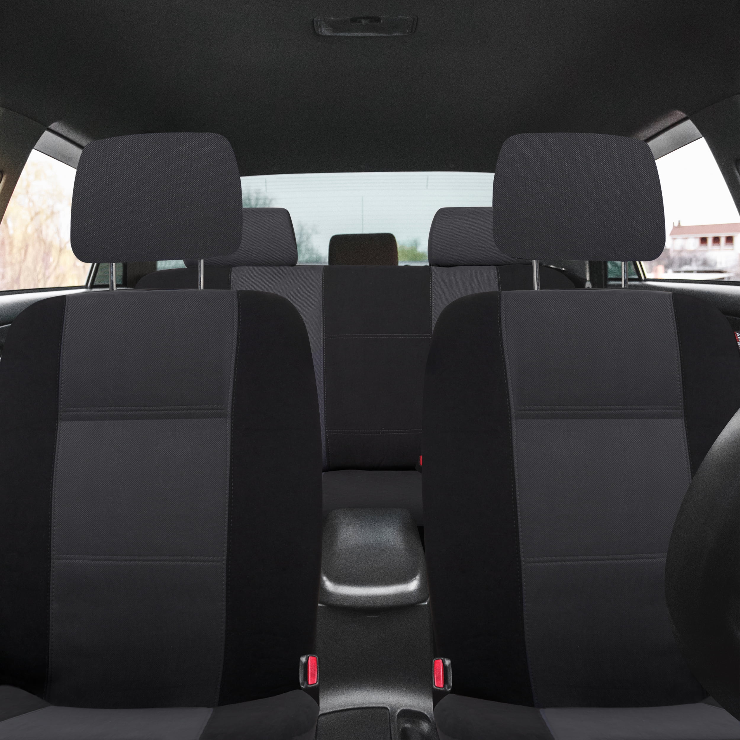 Custom Accessories Car Seat Covers Hunt 3-Piece Black-Gray